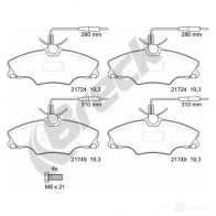 Тормозные колодки, комплект BRECK R 0XC48 5906295145349 217240070110 2295332 - Изображение 2