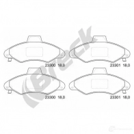 Тормозные колодки, комплект BRECK 2295416 233000070210 OW 786 5906295145646 - Изображение 2