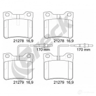 Тормозные колодки, комплект BRECK 7A2A P0J 2295290 212780070110 5906295146377 - Изображение 2
