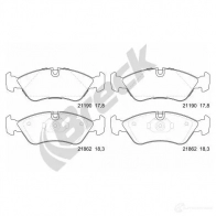 Тормозные колодки, комплект BRECK 2295343 218620070100 5906295145578 QMF EXL - Изображение 2