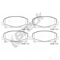 Тормозные колодки, комплект BRECK 2295600 G SGSLC 247660070100 5901958621727 - Изображение 2