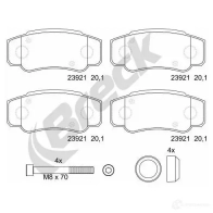 Тормозные колодки, комплект BRECK 2295495 5901958620829 239210070300 LRL C8 - Изображение 2