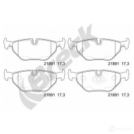 Тормозные колодки, комплект BRECK QYC7 TR 216910070200 2295330 5906295146520 - Изображение 2