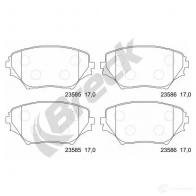 Тормозные колодки, комплект BRECK JT6OLM A 5906295147596 235850070100 2295452 - Изображение 2