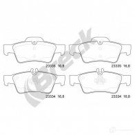 Тормозные колодки, комплект BRECK 5906295147121 2295425 233340070220 S N393R - Изображение 2