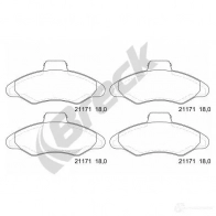 Тормозные колодки, комплект BRECK 2295281 211710070200 AK73 VK 5906295145219 - Изображение 2
