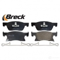Тормозные колодки, комплект BRECK 1438407952 H A9OH 223420070100 - Изображение 4