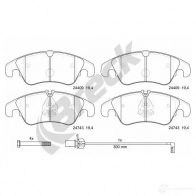Тормозные колодки, комплект BRECK 2295598 TFJIC I 247430055100 5901958621000 - Изображение 2