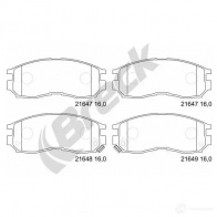 Тормозные колодки, комплект BRECK 2295325 216470070110 V96 PCBX 5906295146513 - Изображение 2