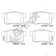 Тормозные колодки, комплект BRECK 236520070400 U D4CN 2295461 5901958620621 - Изображение 2