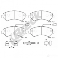 Тормозные колодки, комплект BRECK I J92U 244670070320 2295556 5901958621161 - Изображение 2