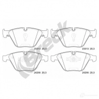 Тормозные колодки, комплект BRECK 5901958622939 F 5OHS 1424660891 233130055110 - Изображение 2