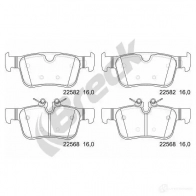 Тормозные колодки, комплект BRECK 1438407964 Q6EOM QB 225680055400 - Изображение 2
