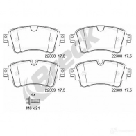 Тормозные колодки, комплект BRECK 5901958622175 W8 G2W9 1223364993 223080070200 - Изображение 2