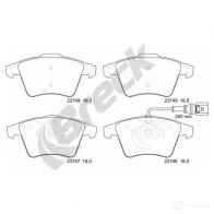 Тормозные колодки, комплект BRECK 2295477 237460070310 5906295147312 GX BCD - Изображение 2