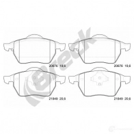 Тормозные колодки, комплект BRECK 2295339 218480070100 XL03 Q 5906295147251 - Изображение 2