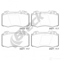 Тормозные колодки, комплект BRECK F KARF 1424660888 5901958622953 232710055220 - Изображение 2