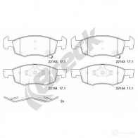 Тормозные колодки, комплект BRECK P 9PS08I 1438407983 221430070200 - Изображение 2