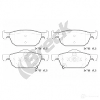 Тормозные колодки, комплект BRECK LS4 8C 2295601 5901958621505 247960070100 - Изображение 2