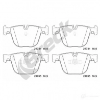 Тормозные колодки, комплект BRECK R0 TI0H8 2295474 5901958620812 237310070210 - Изображение 2
