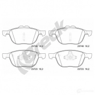 Тормозные колодки, комплект BRECK 257480070100 7 GGE177 1438407987 - Изображение 2