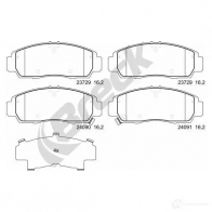 Тормозные колодки, комплект BRECK A6JWKO 5 5901958621451 2295473 237290070100 - Изображение 2