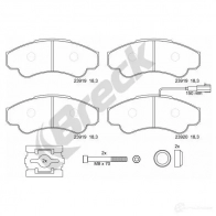 Тормозные колодки, комплект BRECK 2295494 5906295146193 V H2GC 239190070310 - Изображение 2