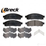 Тормозные колодки, комплект BRECK 1438407996 250870070100 69N 23D - Изображение 3