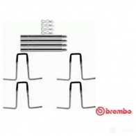 Ремкомплект колодок BREMBO 792458 a02277 E0QHH Y1 8020584067574