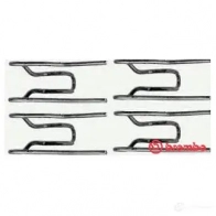 Ремкомплект колодок BREMBO a02267 792448 8020584067475 SRT1O Y