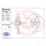 Тормозной диск BREMBO 789794 2LG RSWE 8020584025338 08.A826.17 - Изображение 2