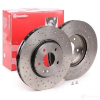Тормозной диск BREMBO 0983041x 8020584217641 VZ92Q L 790635 - Изображение 2