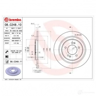 Тормозной диск BREMBO 08.C248.11 8020584218624 3CXD DA 789880 - Изображение 3
