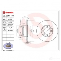 Тормозной диск BREMBO F 98CT7L 08256530 8020584256534 789023