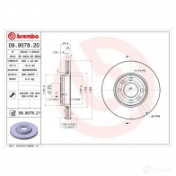 Тормозной диск BREMBO AD ZXV 8020584907825 09907820 790810 - Изображение 4
