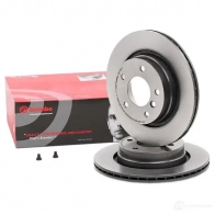 Тормозной диск BREMBO YBR5 8K 09.7702.11 8020584014677 790523 - Изображение 2