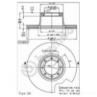 Тормозной диск BREMBO TDZ 4J8 789929 8020584305911 09305910 - Изображение 2