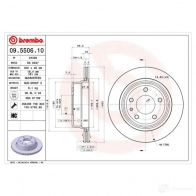 Тормозной диск BREMBO IE 2PJA 09550610 790137 8020584550618 - Изображение 2