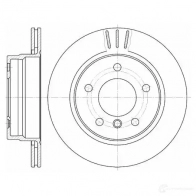 Тормозной диск BREMBO 09.7727.75 Y 5J2S8 8020584772775 790535 - Изображение 3