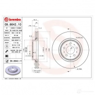 Тормозной диск BREMBO P X984VF 09864210 8020584864210 790698 - Изображение 2