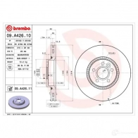 Тормозной диск BREMBO 791281 S138 ME 09a42610 8020584020319 - Изображение 2
