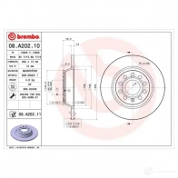 Тормозной диск BREMBO LE TVY 789670 08a20210 8020584015889 - Изображение 5