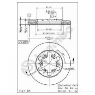 Тормозной диск BREMBO 09501410 790032 J PZCUL 8020584501412