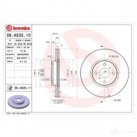 Тормозной диск BREMBO 8020584028629 40 T34C 791332 09a53510 - Изображение 2