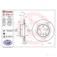 Тормозной диск BREMBO DII2Q Q 09.9793.21 1438329583 - Изображение 5