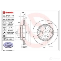 Тормозной диск BREMBO 2S I8ZZI 09.9425.11 790925 8020584024874 - Изображение 7