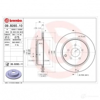 Тормозной диск BREMBO 8020584039397 09b26510 791529 7X HUY - Изображение 2