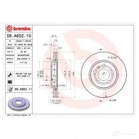 Тормозной диск BREMBO MRZEK 6X 8020584028636 09a65210 791379 - Изображение 2