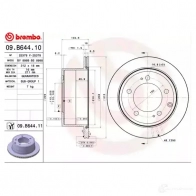 Тормозной диск BREMBO 8020584216651 791640 09b64410 4 XLSG - Изображение 2