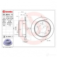 Тормозной диск BREMBO 8020584216651 791640 09b64410 4 XLSG - Изображение 3